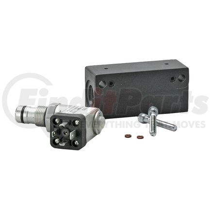 Donaldson P569634 Hydraulic Visual Service Indicator - 5.31 in., 115V AC / 28V DC, 2 AMP, 35 psid, Visual/Electrical Style, Hirschmann Connector Style