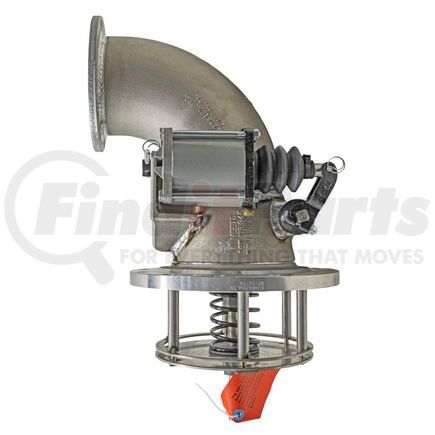 Betts Hd EV46472ALTS Tapered Seat Emergency Valve - External Air 90 Degree Long Radius Elbow 6″ × 4″ Aluminum