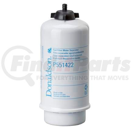 Donaldson P551422 Fuel Filter - 7.73" Water Separator Type, Cartridge Style, Composite Media Type