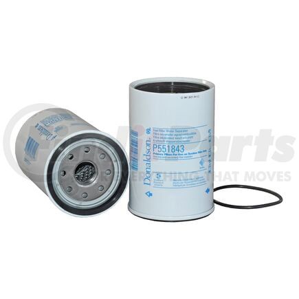Donaldson P551843 Fuel Water Separator Filter - 5.51 in., Water Separator Type, Spin-On Style