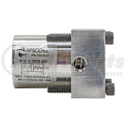 APSCO C-3570-DM Hydraulic Valve Actuator - Non-Metering, for Cross BA Series Valve