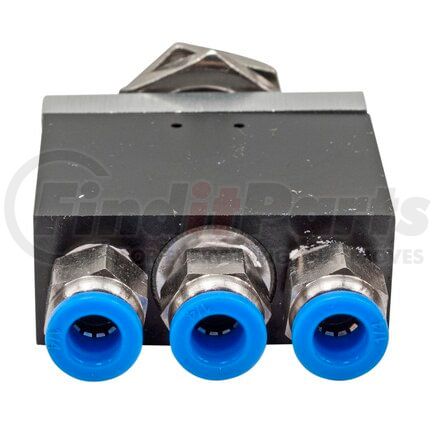 APSCO VTS-9X Air Brake Toggle Control Valve - 4-Way, 3-Position, FD/N/FD, 3/4" Bulkhead