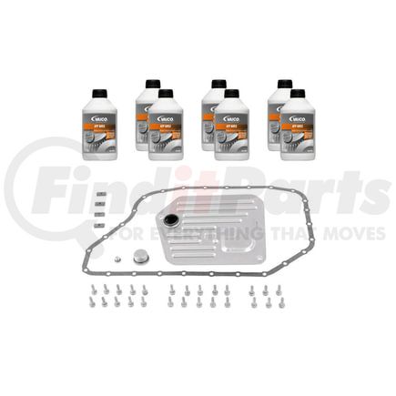 Vaico V103228 Filter W/ Oil Pan Gasket, Transmission Oil (G052 7 ltr) and Instl Hardware