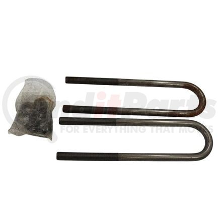 Automann AUBK8161-154 U Bolt Kit, Round, 7/8 in. x 3 in. x 15-1/2 in.