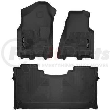 Husky 54608 X-act Contour - Front & 2nd Seat Floor Liners