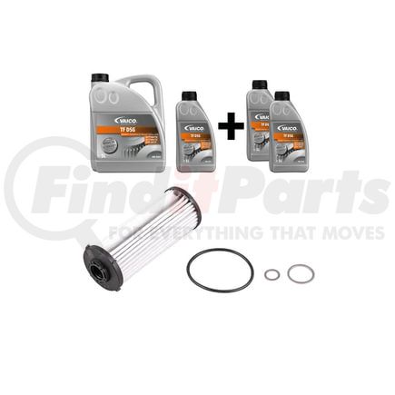 Vaico V103223XXL Filter W/ O-Ring, Oil Drain Plug Gaskets and Transmission Oil (DCG 10 ltr)