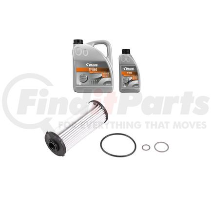 Vaico V103223 Filter W/ O-Ring, Oil Drain Plug Gaskets and Transmission Oil (DCG 6 ltr)