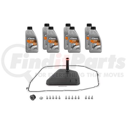 Vaico V103216 Kit, cambio de aceite de caja de cambios automática con aceite