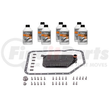 Vaico V103213 Filter W/ Oil Pan Gasket, Transmission Oil (ATF III 7 ltr), Instl Hardware