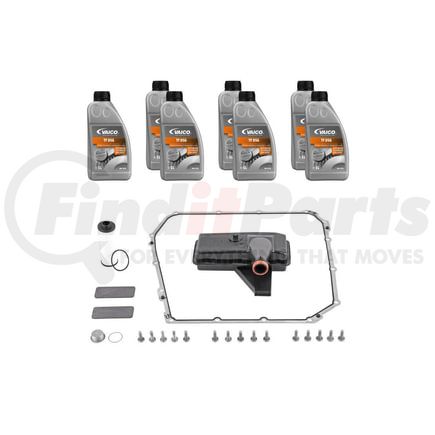Vaico V10-3220 Cartridge Filt W/ Seal, Sump Filt, Oil Pan Gasket, Oil (DCG 7 ltr), Instl HW