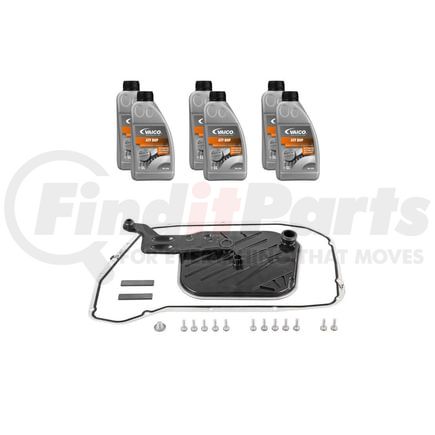 Vaico V103224 Filter W/ Oil Pan Gasket, Transmission Oil (8HP 6 ltr), Instl Hardware