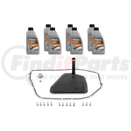 Vaico V103226 Kit, cambio de aceite de caja de cambios automática con aceite