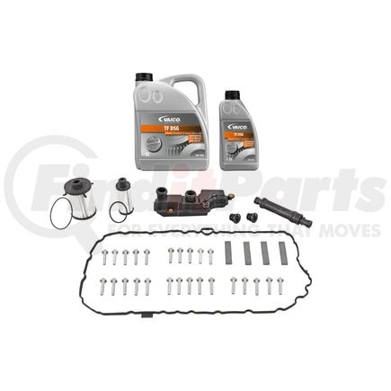 Vaico V105390 Cartridge Filt W/ Seals, Sump Filt, Oil Pan Gasket, Oil (DCG II 6 ltr), Instl HW