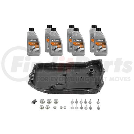 Vaico V10-5541 Oil Pan, Oil Pan Gasket, Transmission Oil (8HP 7 ltr), Instl Hardware