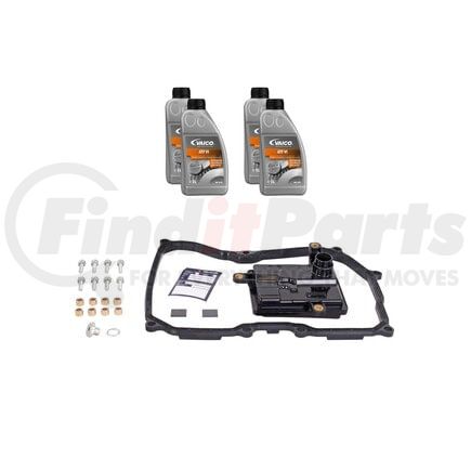 Vaico V10-8037 Filter W/ Oil Pan Gasket, Transmission Oil (ATF VI 4 ltr), Instl Hardware