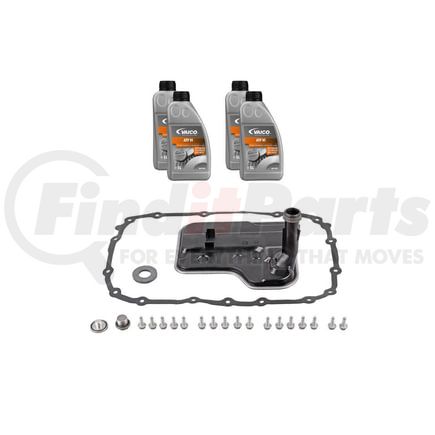 Vaico V202092 Filter W/ Oil Pan Gasket, Transmission Oil (Dexron VI 4 ltr), Instl Hardware