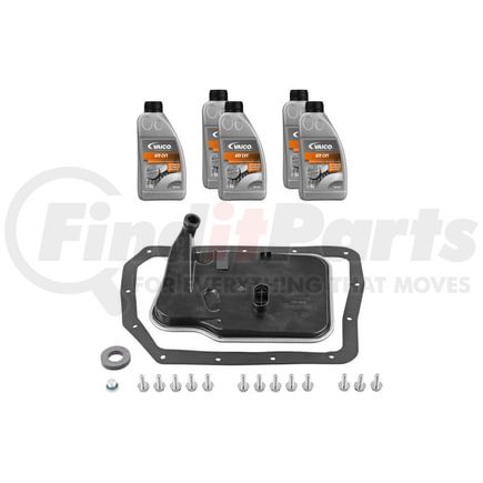 Vaico V202091 Filter W/ Oil Pan Gasket, Transmission Oil (CVT 5 ltr), Instl Hardware