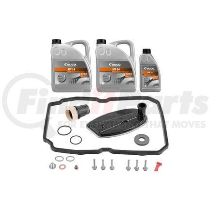 Vaico V302254XXL Filt W/ Oil Pan Gasket, Plug Housing, Mfr Appr Oil (MB 236.14 11 ltr), Instl HW