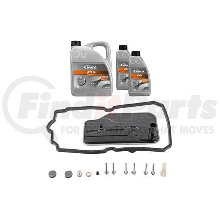Vaico V302258 Kit, cambio de aceite de caja de cambios automática con aceite