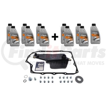Vaico V32-0194-XXL Filter W/ Oil Pan Gasket, Transmission Oil (Dexron VI 11 ltr), Instl Hardware
