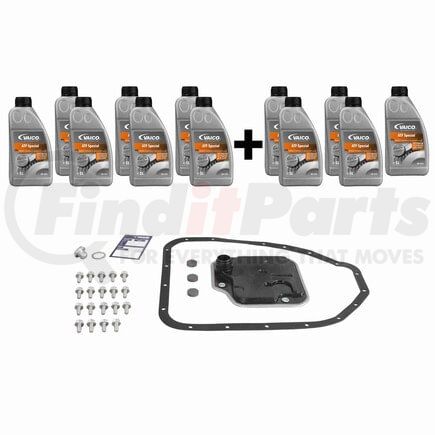 Vaico V52-0389-XXL Oil Pan W/ Gasket, Transmission Oil (SP III / Special 12 ltr), Instl Hardware