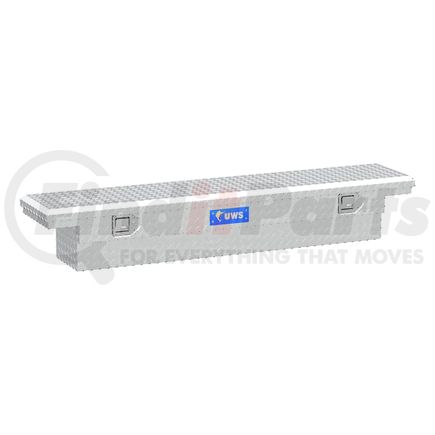 UWS EC10311 Bright Aluminum 63" Slim-Line Crossover Box, Low Profile (Heavy Packaging)