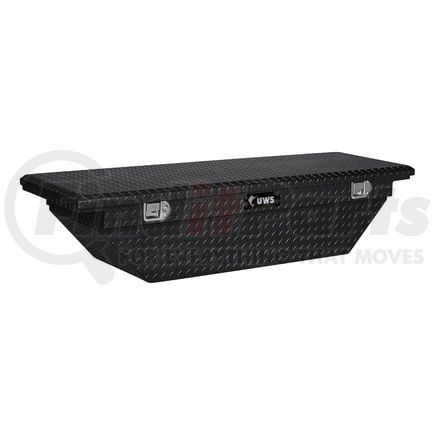 UWS EC10302 Gloss Black Aluminum 63" Angled Crossover Box with Low Profile (Heavy Packaging)