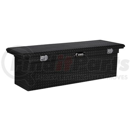 UWS EC10802 Gloss Black Aluminum 69" Deep Truck Tool Box, Low Profile (Heavy Packaging)