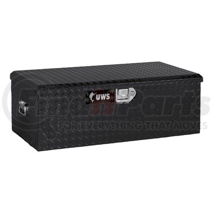 UWS EC20072 Gloss Black Aluminum 36" Foot Locker (Heavy Packaging)