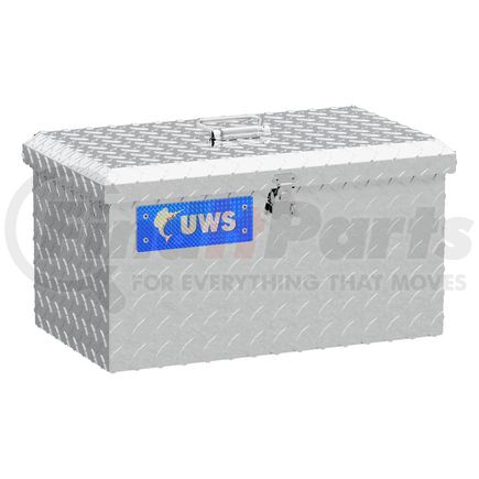 UWS TB-2 Bright Aluminum Tote Box (LTL Shipping Only)