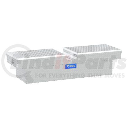 UWS TB-63 Bright Aluminum 63" Gull Wing Crossover Truck Tool Box (LTL Shipping Only)