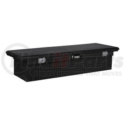 UWS TBS-63-LP-BLK Gloss Black Aluminum 63" Truck Tool Box with Low Profile (LTL Shipping Only)