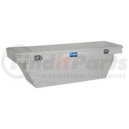 UWS TBSD-72-A Bright Aluminum 72" Deep Angled Crossover Truck Tool Box