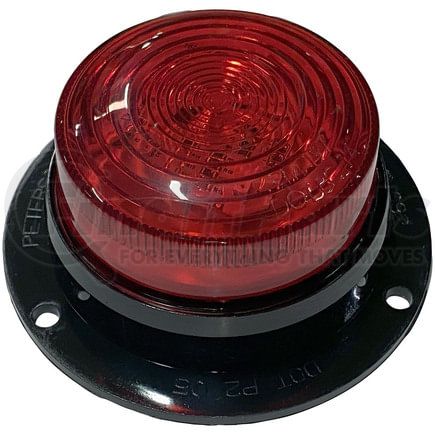 Peterson Lighting M207SR LED Marker/Clearance PC-Rated, Round AMP w/ Flange 2.5"