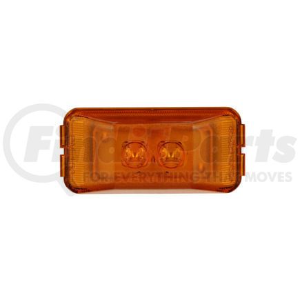 Peterson Lighting 153A LED Marker/ Clearance, P2, Rectangular, 2.50"X1.21", amber, poly bag