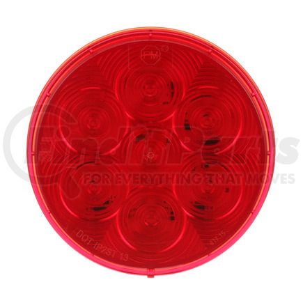 Peterson Lighting 817R-7 817R-7/818R-7 LumenX® 4" Round LED Stop, Turn and Tail Lights, AMP - Red Grommet Mount