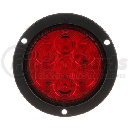 Peterson Lighting 818R-7 LED Stop/Turn/Tail, Round, AMP, Flange-Mount 4", red, poly bag