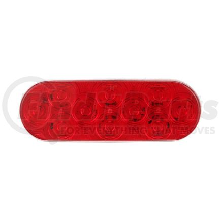Peterson Lighting 820R-10 LED S/T/T Oval, 10 Diode, AMP Housing, Grommet Mount, 6.5"X2.25"