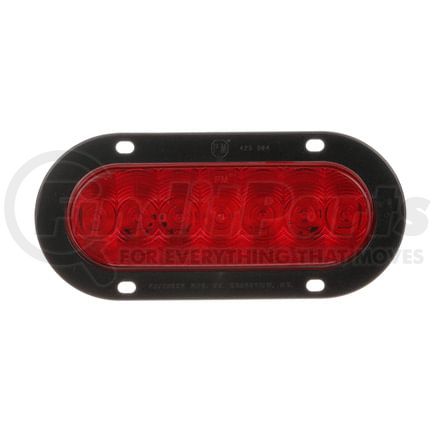 Peterson Lighting 822R-7 LED Stop/Turn/Tail, Oval, Flange-Mount 7.88"X3.63", red, poly bag