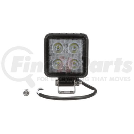 Peterson Lighting 904-MV LED Work Light, Square, Pedestal-Mount, 700 Lumen, 3"X3", Multi-volt, white, box