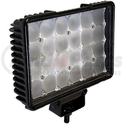Peterson Lighting 915-MV LED Work Light, Rectangular, Pedestal-Mount 3600 Lumen 5"X7" Multi-volt, white, box