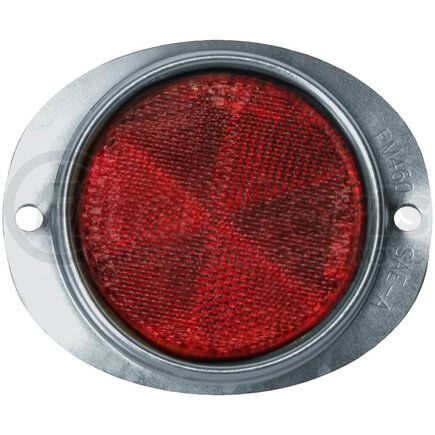 Peterson Lighting B460R 460 Steel Oval Reflector - Red