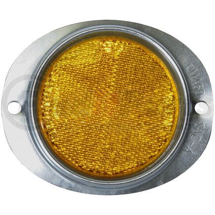 Peterson Lighting B460A 460 Steel Oval Reflector - Amber