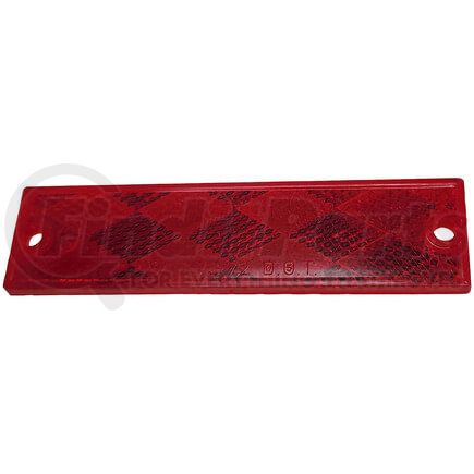 Peterson Lighting B487R 487 Compact Rectangular Reflector - Red