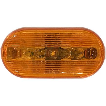 Peterson Lighting M135A Incandescent Marker/ Clearance, PC-Rated, Oblong, 4.125"X2", amber, bulk pack