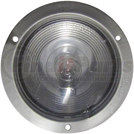 Peterson Lighting M411SC 411 4" Round with Flange Back-Up Light - Stainless-Steel, Clear