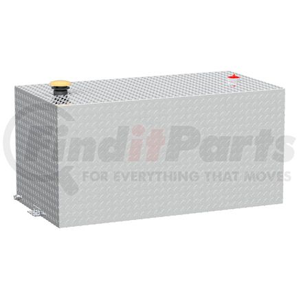 UWS TT-100-RT-T-P 100-Gallon Rectangle Bright Aluminum Transfer Tank