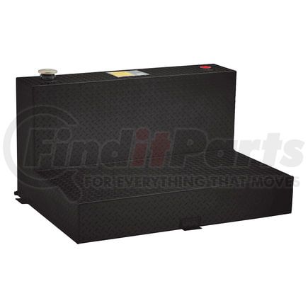 UWS TT-75-L-T-P-BLK Gloss Black 75-Gallon L-Shape Aluminum Transfer Tank