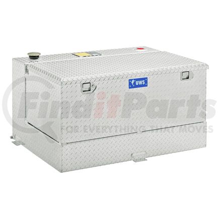 UWS TT-85-COMBO 85-Gallon Combo Bright Aluminum Transfer Tank