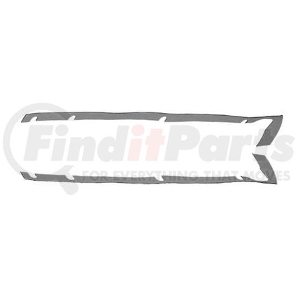 Fairchild KD4142 Hard Top Seal - Rear, Driver and Passenger Side, for 2007-2018 Jeep Wrangler